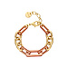 Les Cordes Armband DARNEL Donker Bruin