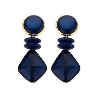 Les Cordes Les Cordes - Oorring Donkerblauw