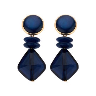 Les Cordes Oorring KOB30 Donkerblauw
