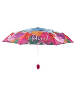 12 stuks Paraplu tulp design met molen Holland