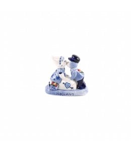 Kuspaar 10 cm love Holland delftsblauw