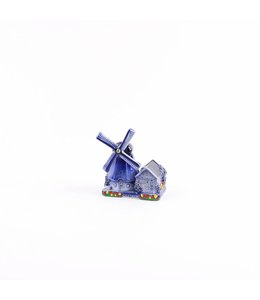 Poldermolen delftsblauw Holland 10 cm