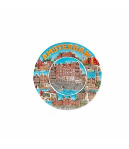 Bord 20 cm compilatie Amsterdam color �Zuiderzee�