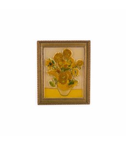 12 stuks magneet polyprint Zonnebloemen - Vincent van Gogh