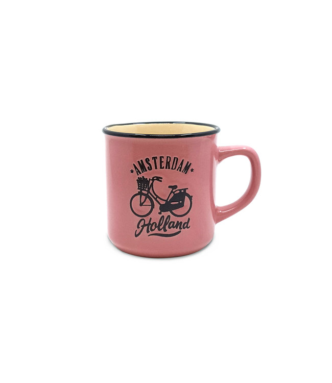 Campmug beker klein roze