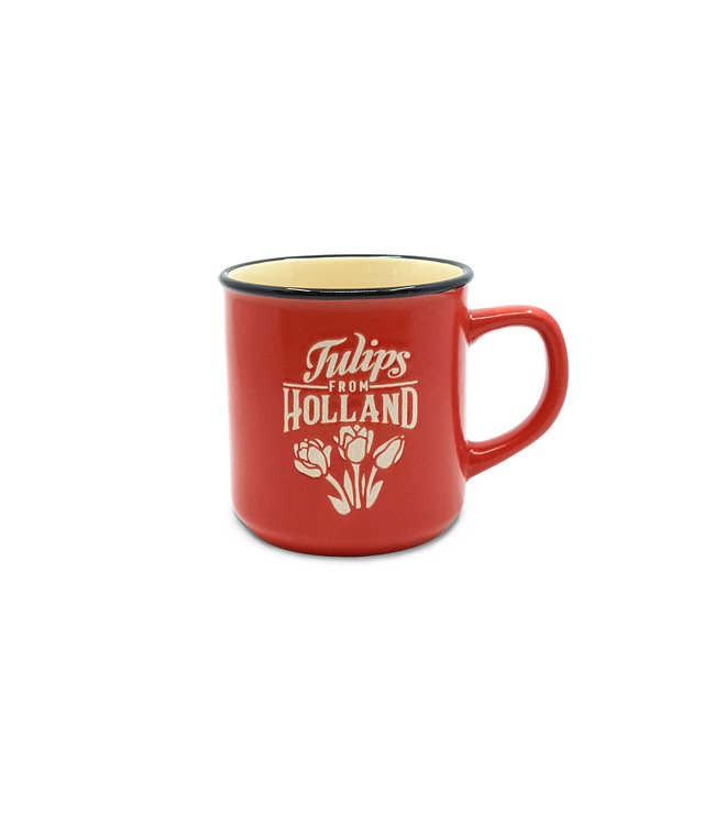 Campmug beker klein rood