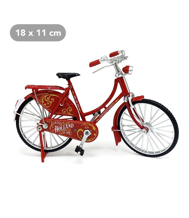 Fiets vintage rood Holland