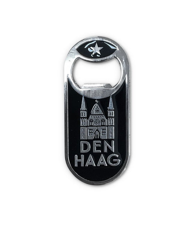 12 stuks Opener Den Haag Monocolor Black