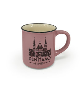 Campmug Den Haag roze