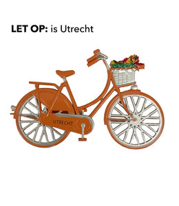 12 stuks magneet metaal fiets oranje Utrecht