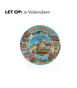 Bord 20 cm compilatie Volendam color �Zuiderzee�
