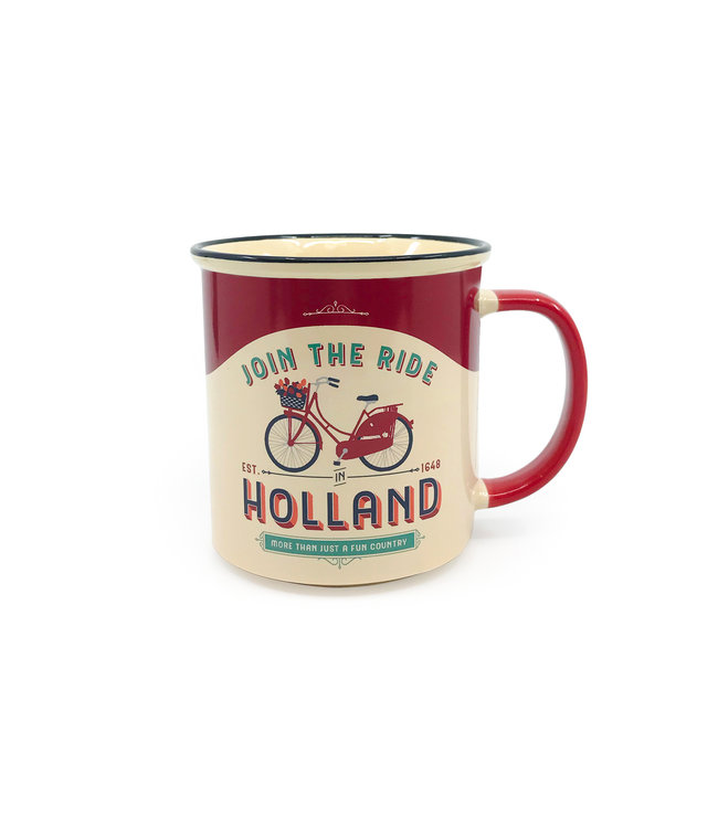 Beker vintage Holland join the ride