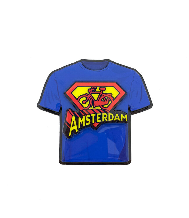 12 stuks magneet MDF Amsterdam supershirt