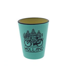 6 stuks shotglas camp Holland groen