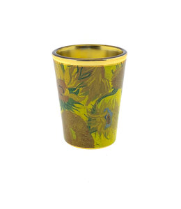 6 stuks shotglas van Gogh Sunflowers