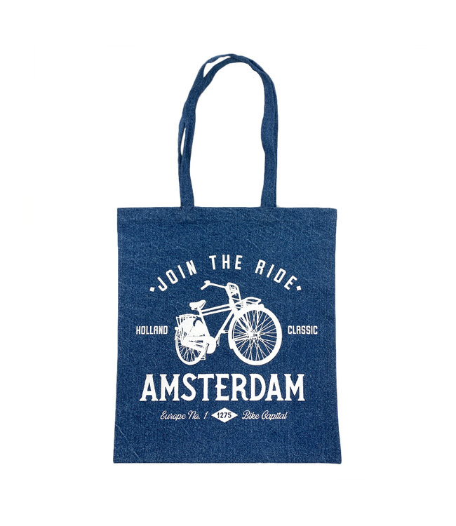 12 stuks tas katoen fiets Amsterdam Denim