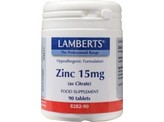 Lamberts Zink citraat 15 mg Lamberts Zink citraat 15 mg