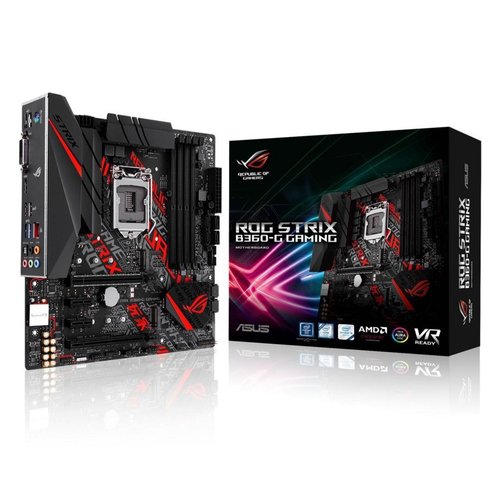 Asus ASUS ROG STRIX B360-G GAMING moederbord LGA 1151 (Socket H4) Micro ATX Intel® B360 Asus ASUS ROG STRIX B360-G GAMING moederbord LGA 1151 (Socket H4) Micro ATX Intel® B360