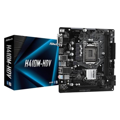 Asrock H410M-HDV LGA 1200 Micro ATX Intel H410 Asrock H410M-HDV LGA 1200 Micro ATX Intel H410