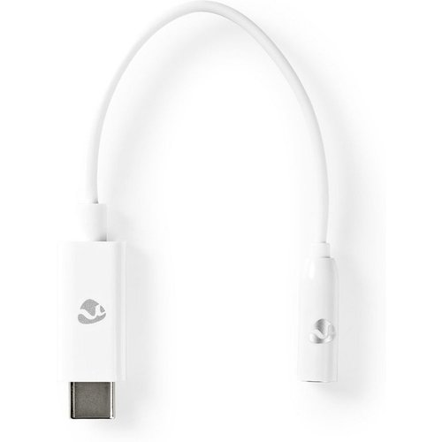 Nedis USB-C Adapter | USB-C Male - 3,5 mm Female | 0,15 m | Wit Nedis USB-C Adapter | USB-C Male - 3,5 mm Female | 0,15 m | Wit