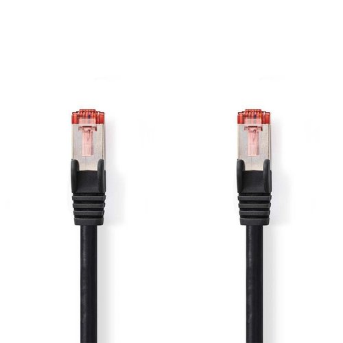 Nedis CCGP85221BK10 netwerkkabel 1 m Cat6 S/FTP (S-STP) Zwart Nedis CCGP85221BK10 netwerkkabel 1 m Cat6 S/FTP (S-STP) Zwart