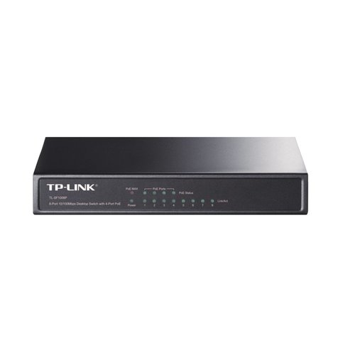 TP-Link TP-LINK 8-port 10/100 PoE Switch Unmanaged Zwart Power over Ethernet (PoE) TP-Link TP-LINK 8-port 10/100 PoE Switch Unmanaged Zwart Power over Ethernet (PoE)