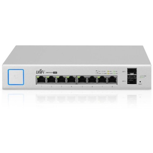 Ubiquiti Networks UniFi US-8-150W Managed network switch Gigabit Ethernet (10/100/1000) Power over Ethernet (PoE) Wit netwerk-switch Ubiquiti Networks UniFi US-8-150W Managed network switch Gigabit Ethernet (10/100/1000) Power over Ethernet (PoE) Wit netwerk-switch