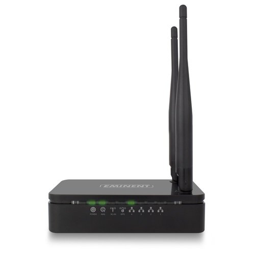 Eminent EM4700 draadloze router Single-band (2.4 GHz) Fast Ethernet Zwart Eminent EM4700 draadloze router Single-band (2.4 GHz) Fast Ethernet Zwart
