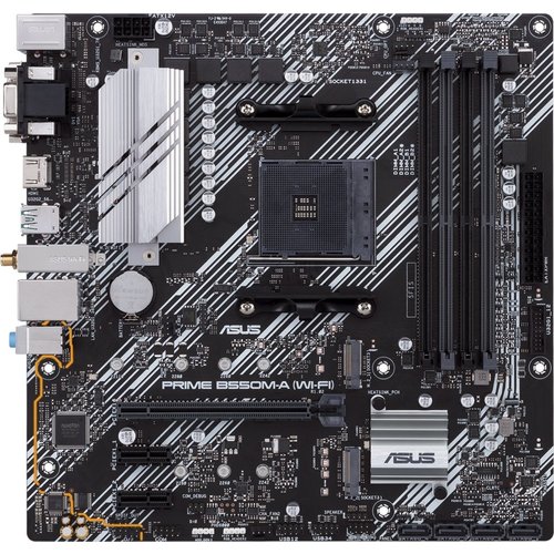 Asus ASUS PRIME B550M-A (WI-FI) Socket AM4 micro ATX AMD B550 Asus ASUS PRIME B550M-A (WI-FI) Socket AM4 micro ATX AMD B550