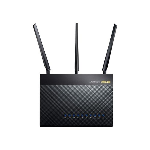 Asus ASUS RT-AC68U draadloze router Dual-band (2.4 GHz / 5 GHz) Gigabit Ethernet Zwart Asus ASUS RT-AC68U draadloze router Dual-band (2.4 GHz / 5 GHz) Gigabit Ethernet Zwart