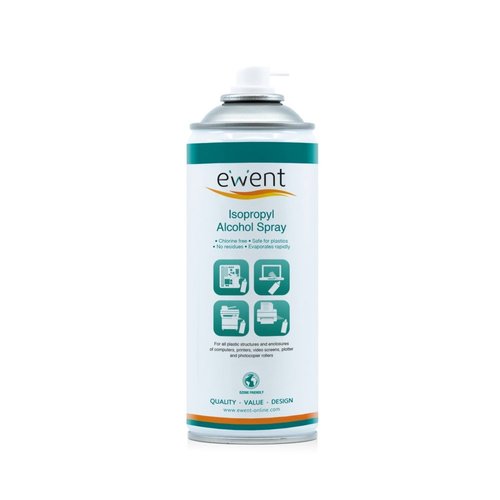Ewent EW5611 computerreinigingskit Spray voor apparatuurreiniging Universeel 400 ml Ewent EW5611 computerreinigingskit Spray voor apparatuurreiniging Universeel 400 ml