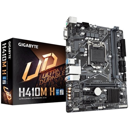 Gigabyte H410M H moederbord LGA 1200 micro ATX Gigabyte H410M H moederbord LGA 1200 micro ATX