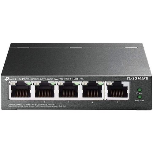 TP-Link P-LINK TL-SG105PE netwerk-switch Unmanaged L2 Gigabit Ether TP-Link P-LINK TL-SG105PE netwerk-switch Unmanaged L2 Gigabit Ether