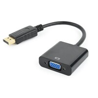 A-DPM-VGAF-02 | DisplayPort naar VGA Adapter | Zwart