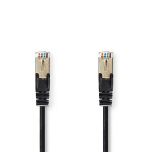 Nedis netwerkkabel | Cat5e | SF/UTP (S-FTP) | 3 m | Zwart | CCGP85121BK30 Nedis netwerkkabel | Cat5e | SF/UTP (S-FTP) | 3 m | Zwart | CCGP85121BK30