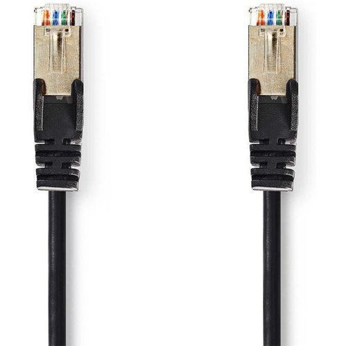 Nedis CCGP85121BK50 netwerkkabel Zwart 5 m Cat5e SF/UTP (S-FTP)