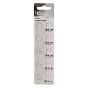 OEM HQ HQCR1220/5BL | CR1220 Knopcelbatterij | 5 Stuks