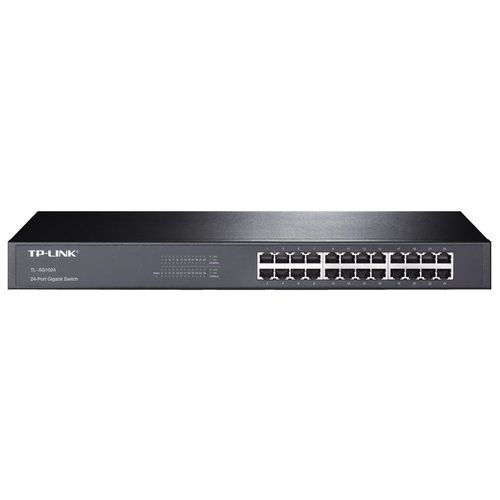 TP-Link TP-LINK TL-SG1024 Unmanaged Gigabit Ethernet (10/100/1000) Zwart TP-Link TP-LINK TL-SG1024 Unmanaged Gigabit Ethernet (10/100/1000) Zwart