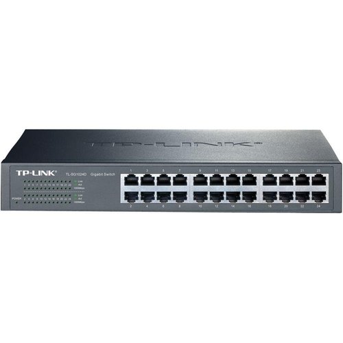 TP-Link TP-LINK TL-SG1024D Unmanaged Gigabit Ethernet (10/100/1000) Grijs