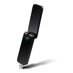 TP-Link AC1300 | Wi-Fi 5 Dual-band USB-adapter | 400 Mbps 2,4 GHz / 867 Mbps 5 GHz | USB 3.0 | Zwart