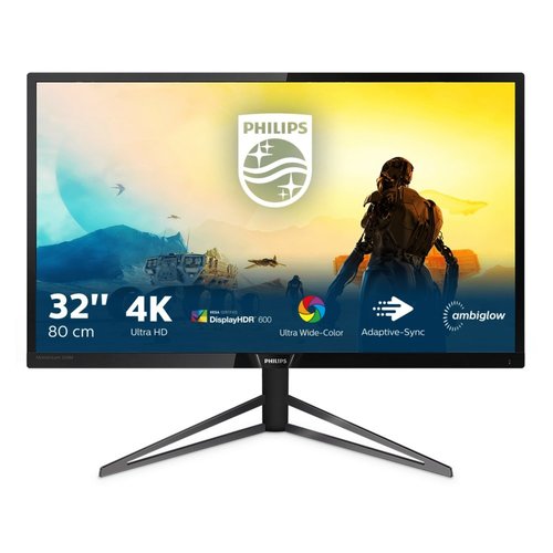 Philips M Line 4K HDR-scherm met Ambiglow 326M6VJRMB/00 Philips M Line 4K HDR-scherm met Ambiglow 326M6VJRMB/00