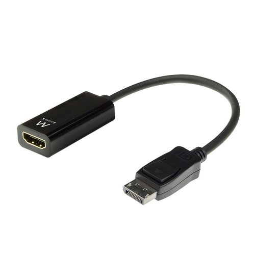 Ewent EW9869 video kabel adapter 0,15 m DisplayPort HDMI Type A (Standaard) Zwart Ewent EW9869 video kabel adapter 0,15 m DisplayPort HDMI Type A (Standaard) Zwart