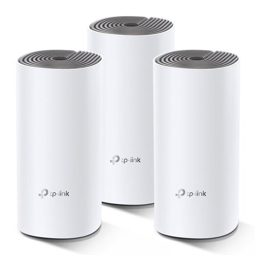 TP-Link TP-LINK Deco E4 (3-pack) Dual-band (2.4 GHz / 5 GHz) Wi-Fi 5 (802.11ac) Wit, Grijs 2 Intern