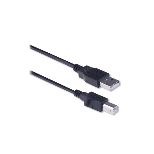 Ewent EW9621 USB-kabel 3 m USB 2.0 USB A USB B Zwart Ewent EW9621 USB-kabel 3 m USB 2.0 USB A USB B Zwart