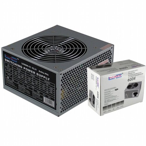LC-Power LC600H-12 power supply unit 600 W 20+4 pin ATX ATX Zwart LC-Power LC600H-12 power supply unit 600 W 20+4 pin ATX ATX Zwart