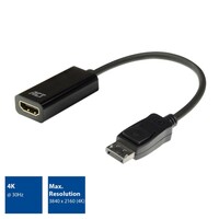 AC7555 DisplayPort naar HDMI Adapter | Female | 4K | Zip Bag