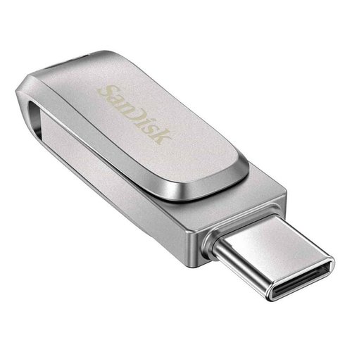 Sandisk SanDisk Ultra Dual Drive Luxe USB flash drive 1000 GB USB Type-A / USB Type-C 3.2 Gen 1 (3.1 Gen 1) Roestvrijstaal Sandisk SanDisk Ultra Dual Drive Luxe USB flash drive 1000 GB USB Type-A / USB Type-C 3.2 Gen 1 (3.1 Gen 1) Roestvrijstaal