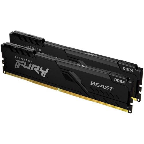 Kingston Fury Beast | 16GB 2x8GB DDR4 | 3600MHz | DIMM | CL17 | Geheugenmodule | RAM Kingston Fury Beast | 16GB 2x8GB DDR4 | 3600MHz | DIMM | CL17 | Geheugenmodule | RAM