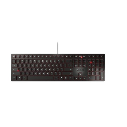 Cherry CHERRY KC 6000 Slim toetsenbord USB Amerikaans Engels Zwart Cherry CHERRY KC 6000 Slim toetsenbord USB Amerikaans Engels Zwart