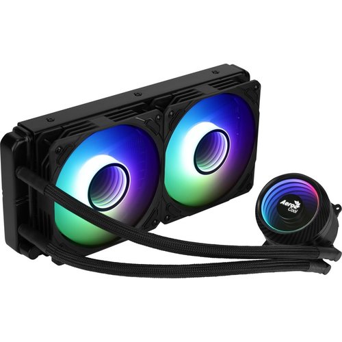 Aerocool Mirage L240 2 x 120MM ARGB RGB/GAMING Waterkoeler Aerocool Mirage L240 2 x 120MM ARGB RGB/GAMING Waterkoeler
